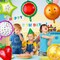 18 Pics Fruit Balloons, Fruit Party Decorations with Ribbon and Straw, Fruit Aluminum Foil Balloons Tutti Frutti Party Decorations Tropical Fruit